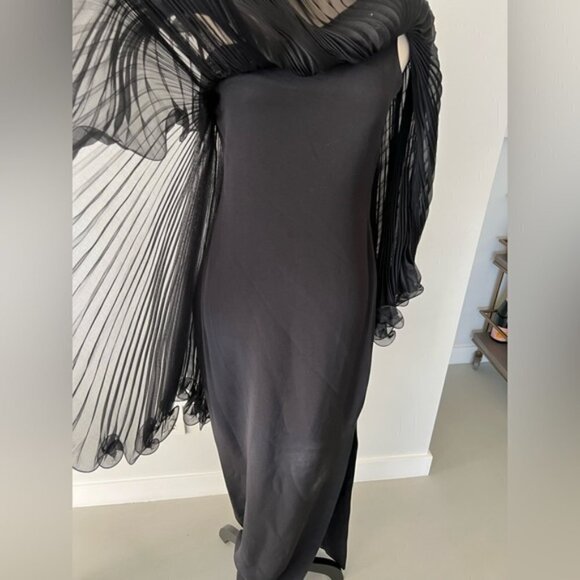 Marchesa Black Silk Gown - Picture 14 of 15